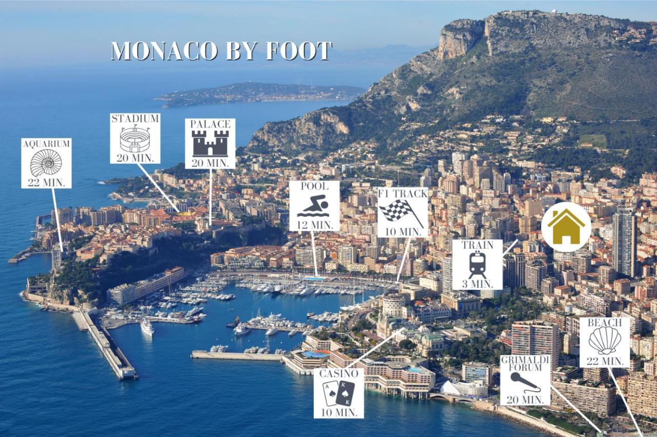 Monaco - Beautiful Apartment 6-8 People Босолей Экстерьер фото
